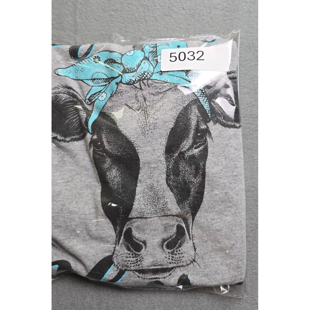 Women's Unbranded Gray Not Today Heifer Cow Graphic Tee Large Fun Heifer - Picture 9 of 9